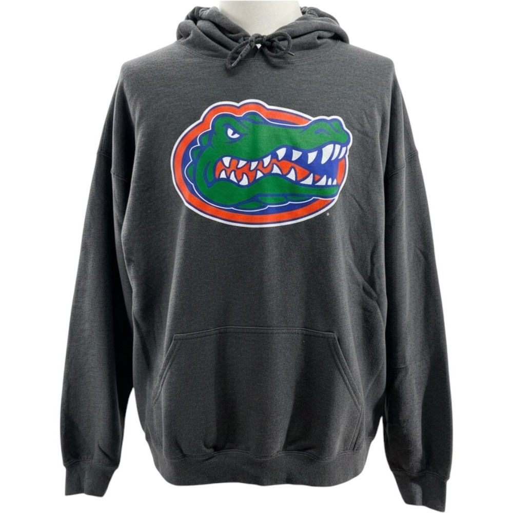 Captivating Florida Gators NCAA Hoodie‎ Charcoal Grey Sweatshirt 2XLarge NEW